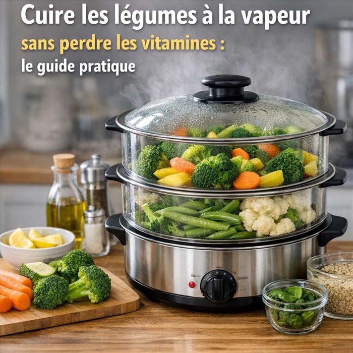 Cuire les légumes à la vapeur sans perdre les vitamines | Guide