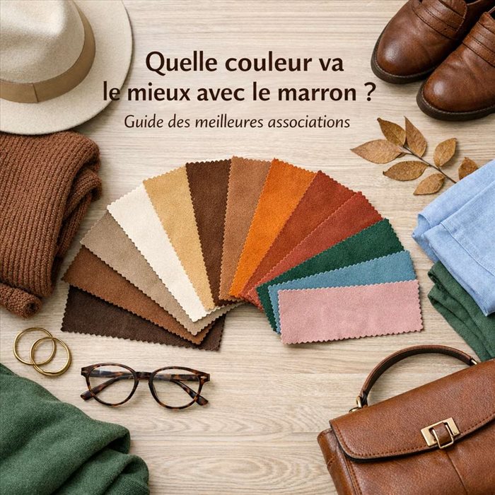 Quelle couleur va le mieux avec le marron ? Guide complet
