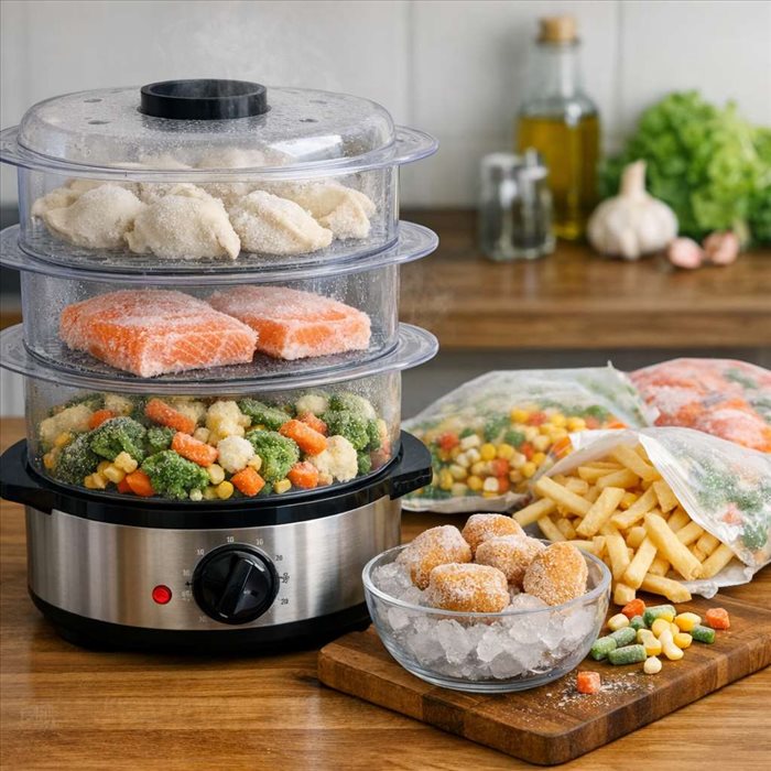 Cuisson vapeur et aliments surgelés : guide complet SEO