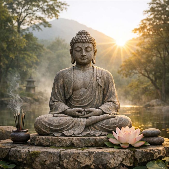 Éveil spirituel dans le bouddhisme : sens, voie et nirvana