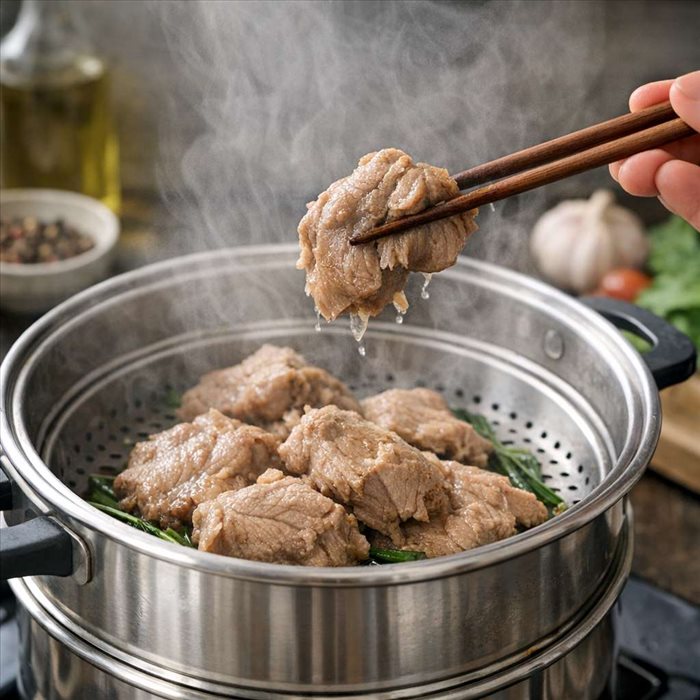 Pourquoi la cuisson vapeur rend la viande plus tendre ?