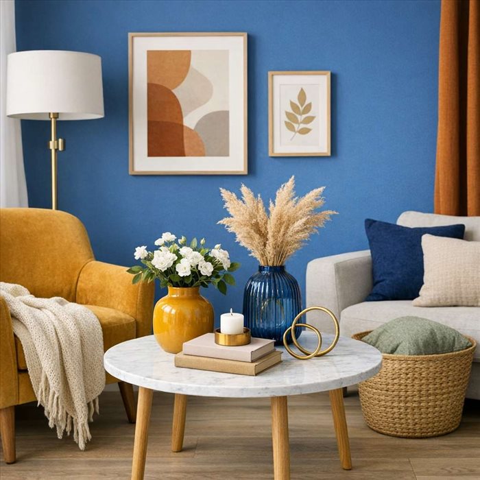 Quelle couleur mettre avec le bleu ? 10 associations parfaites