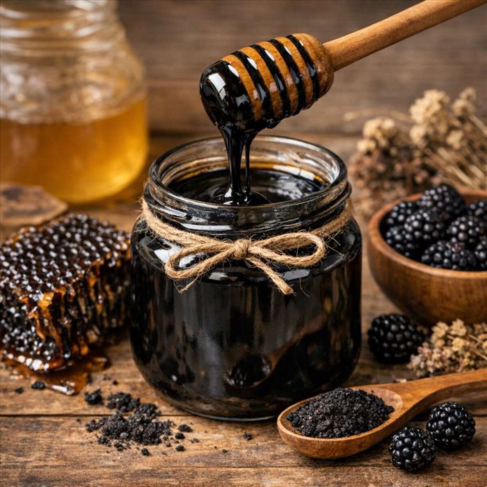 Miel noir : origine, goût et caractéristiques | Guide complet