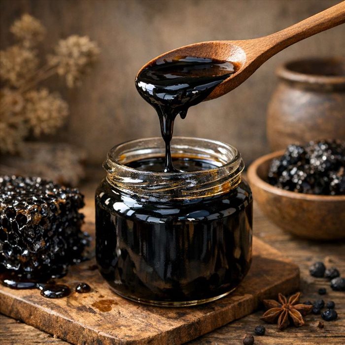 Miel noir : origine, goût et particularités d’un miel rare