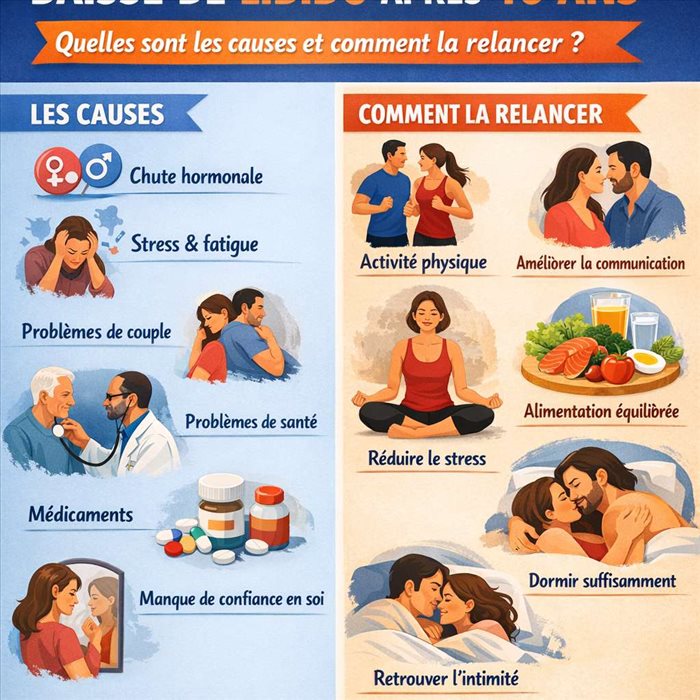 Quels facteurs influencent la libido après 40 ans et comment y remédier ?