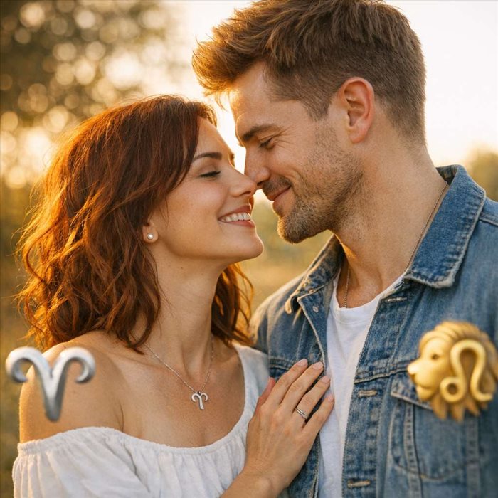 Femme Bélier et homme Lion : compatibilité amoureuse en détail