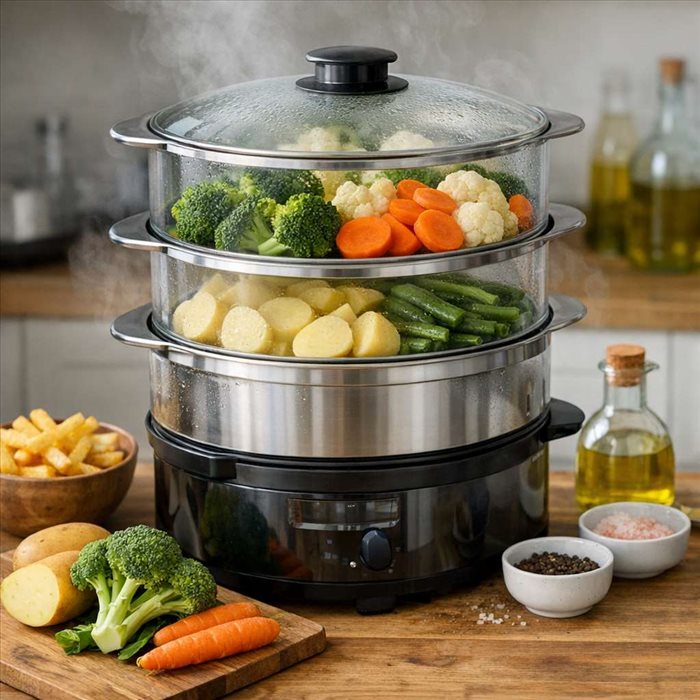 Cuisson vapeur et acrylamide : pourquoi elle en forme moins