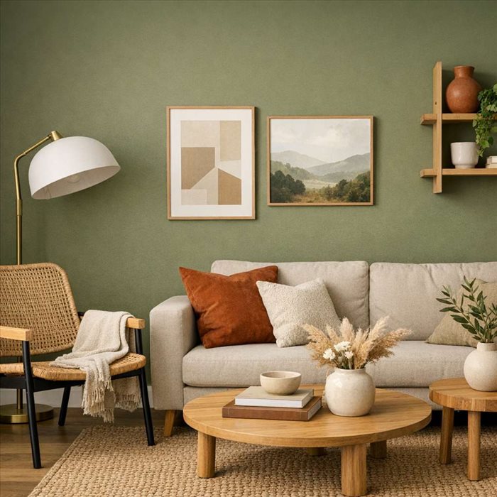 Quelle couleur choisir avec le vert olive : idées et associations