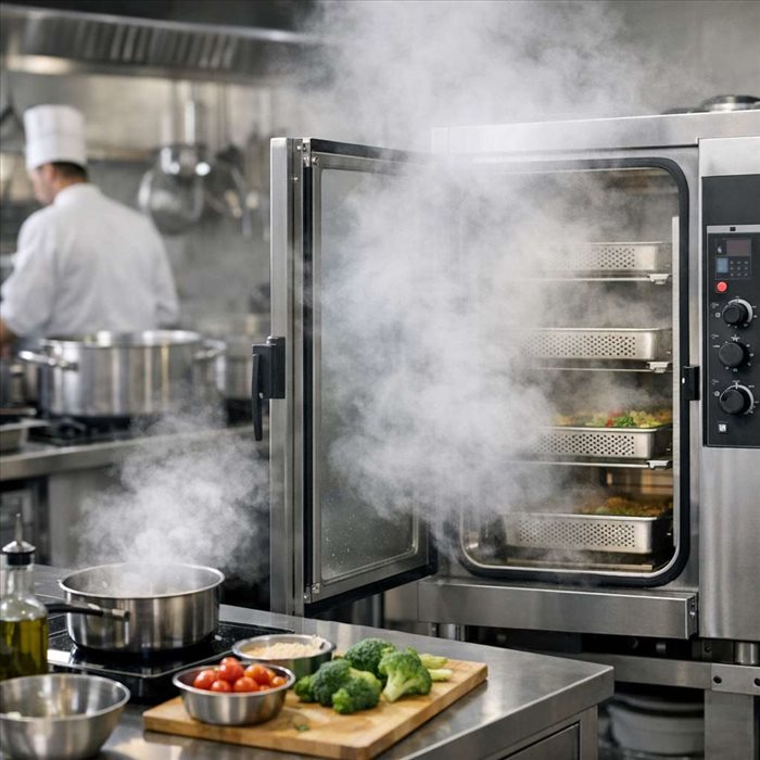 Vapeur saturée en cuisine professionnelle : définition et usages