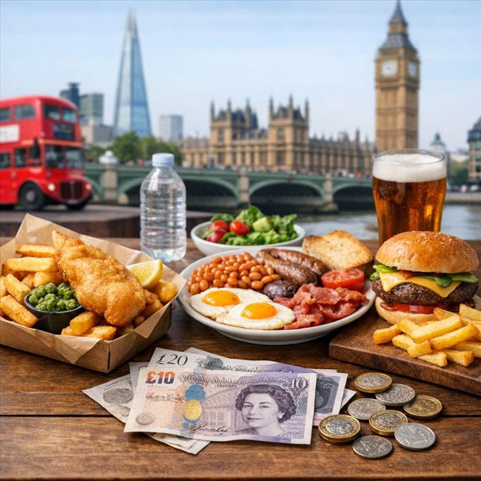 Budget nourriture à Londres : combien prévoir pour manger ?