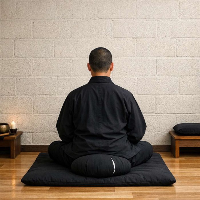 Pourquoi la méditation zazen se pratique face à un mur ?