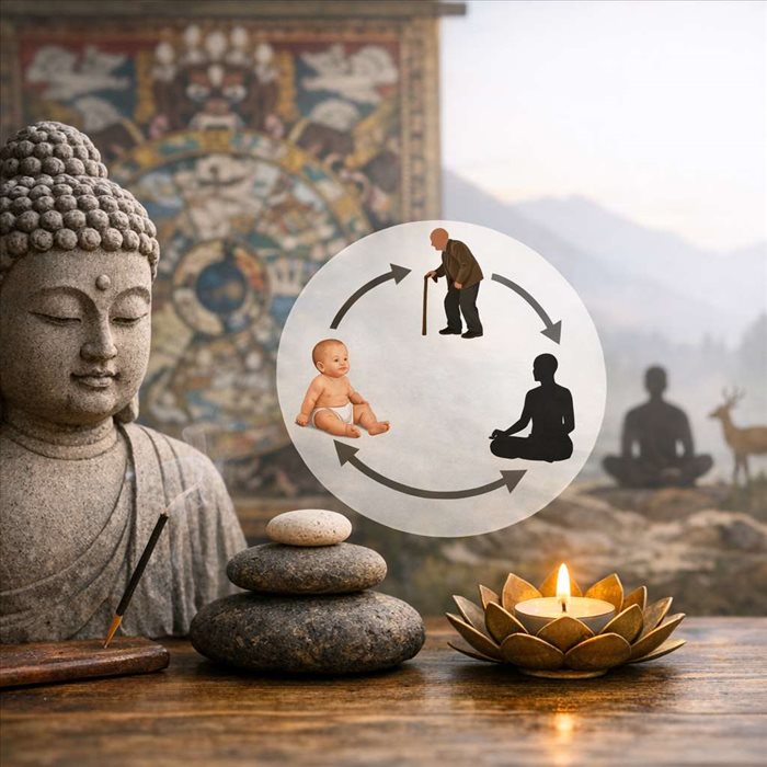 Samsara dans la philosophie bouddhiste : comprendre le cycle