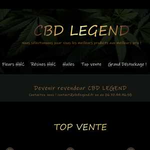 CBD LEGEND, un spécialiste du cannabidiol